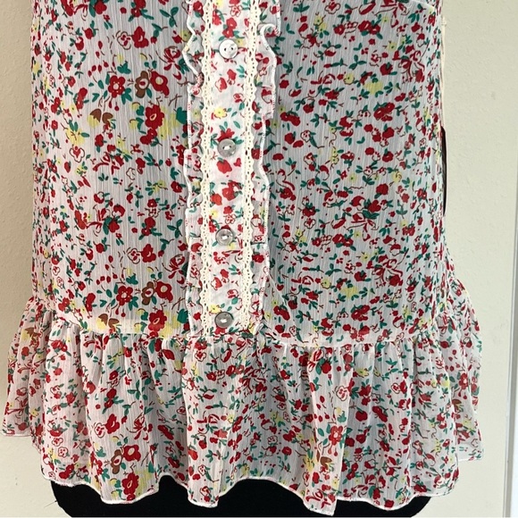 Mossimo Floral Print Flowy Tank - Picture 3 of 12